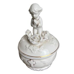 K's Collection, Child Praying Trinket box, preowned